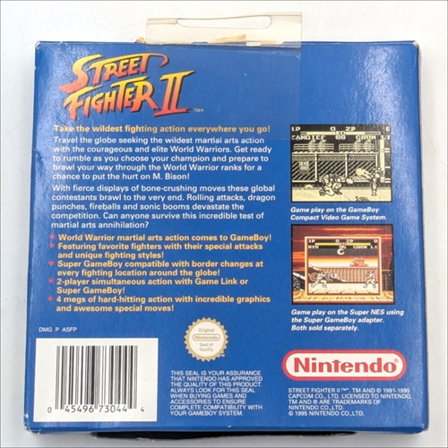 Street Fighter II - Komplet I Kasse - (GPS) - Gameboy Original (B Grade) (Genbrug)